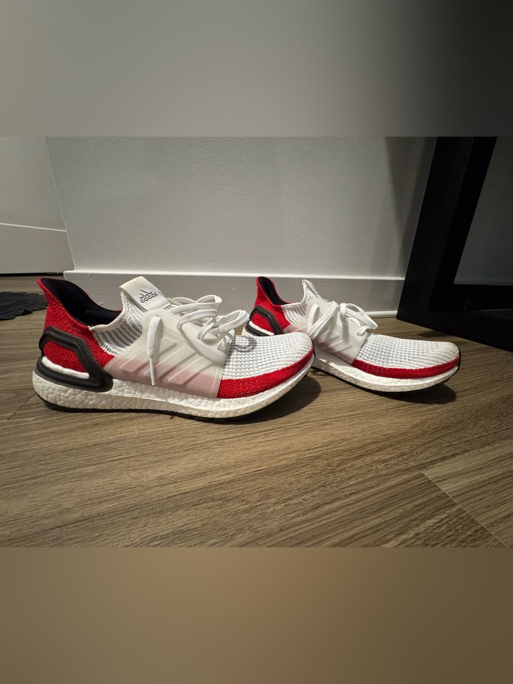 adidas boost White and Red Men's